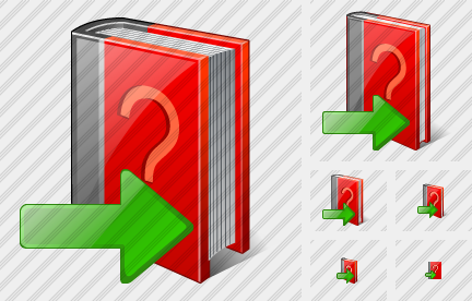 Question Book Export Symbol