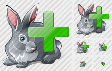 Rabbit Add Icon Rabbit Add Icon
