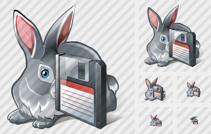 Rabbit Save Icon Rabbit Save Icon