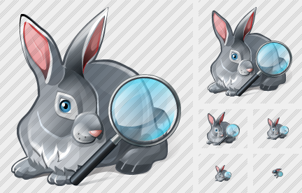 Rabbit Search 2 Icon Rabbit Search 2 Icon