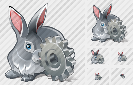 Rabbit Settings Icon Rabbit Settings Icon