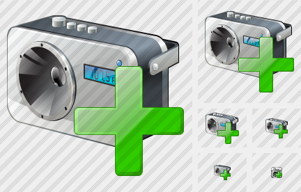 Иконка Радио Добавить