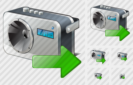 Radio Export Icon Radio Export Icon