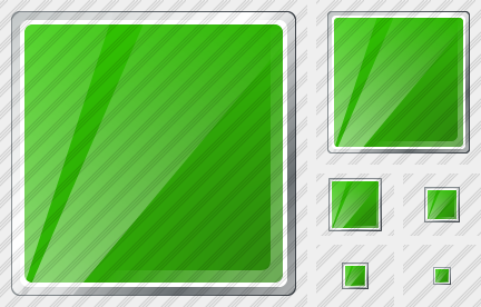 Rectangle Green Icon Rectangle Green Icon