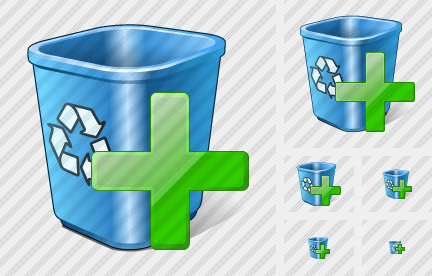 Icône Recycle Bin Add Icône Recycle Bin Add