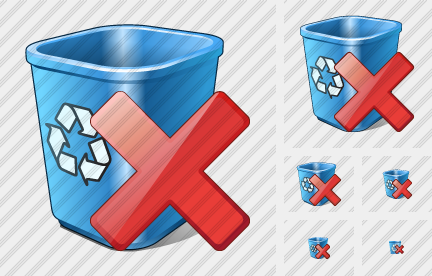 Recycle Bin Delete Symbol