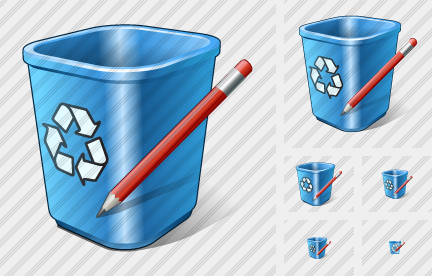 Recycle Bin Edit Symbol