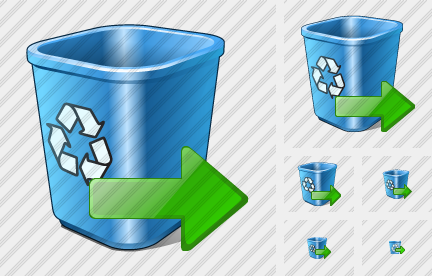 Recycle Bin Export Icon