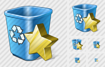 Icône Recycle Bin Favorite Icône Recycle Bin Favorite