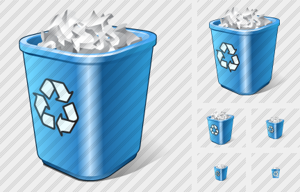 Recycle Bin Full Icon