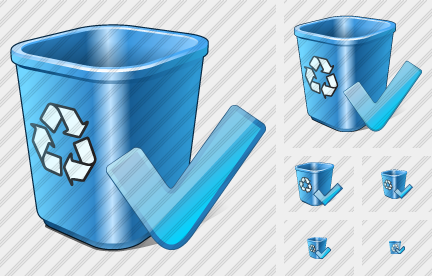 Recycle Bin Ok Icon