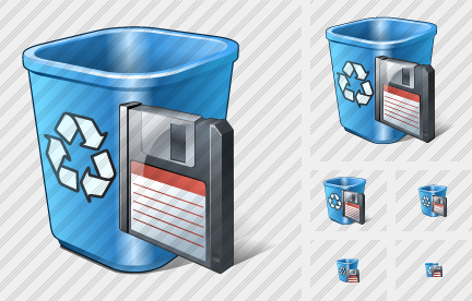 Icône Recycle Bin Save Icône Recycle Bin Save