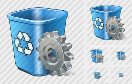 Icône Recycle Bin Settings Icône Recycle Bin Settings