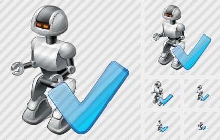 Robot Ok Icon Robot Ok Icon