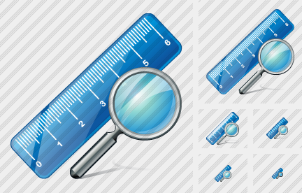 Ruler Search Icon