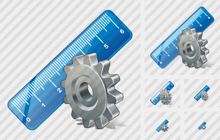 Icône Ruler Settings