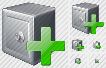 Safe Add Icon Safe Add Icon