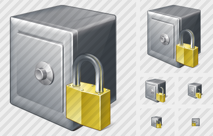 Safe Locked Icon Safe Locked Icon