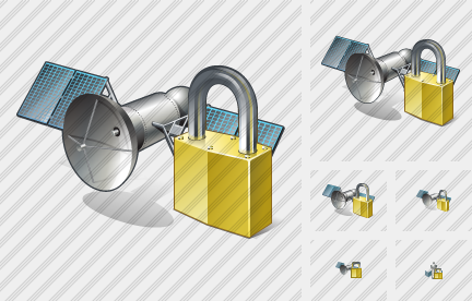 Icona Satellite Bloccato