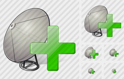 Icona Parabola Satellitare Aggiungi