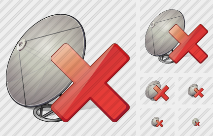 Icona Parabola Satellitare Elimina