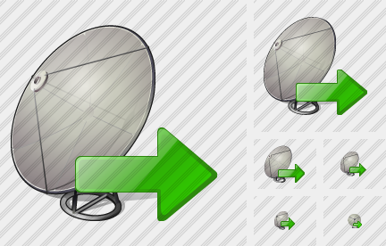 Satellite Plate Export Icon Satellite Plate Export Icon