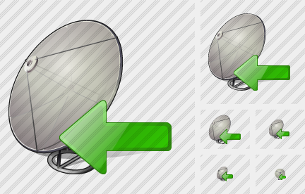 Satellite Plate Import Icon Satellite Plate Import Icon