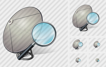 Satellite Plate Search 2 Icon Satellite Plate Search 2 Icon