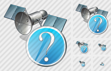 Icona Satellite Domanda Icona Satellite Domanda