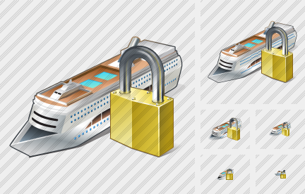 Иконка Корабль Заблокировать