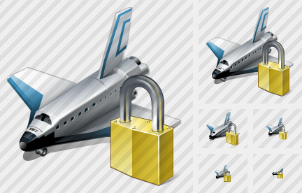 Shuttle Locked Icon Shuttle Locked Icon