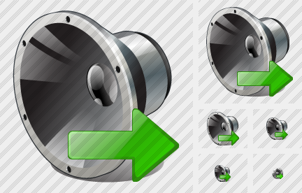 Speaker Export Icon Speaker Export Icon