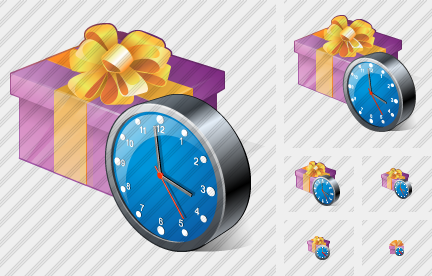 Surprise Clock Icon Surprise Clock Icon
