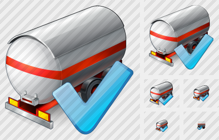 Tank Truck Ok Icon