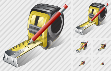 Tape Measure Edit Symbol