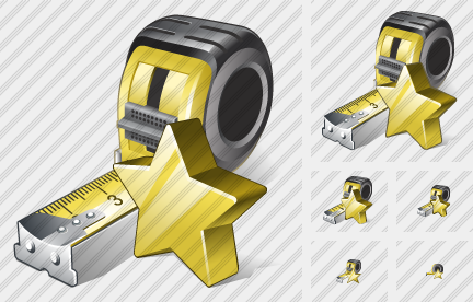 Tape Measure Favorite Icon