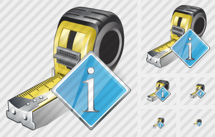 Icône Tape Measure Info