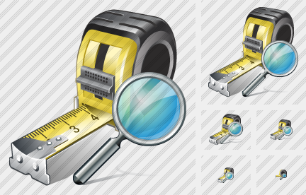 Tape Measure Search Symbol