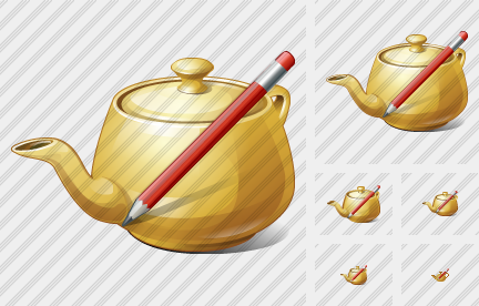 Teapot Edit Icon Teapot Edit Icon