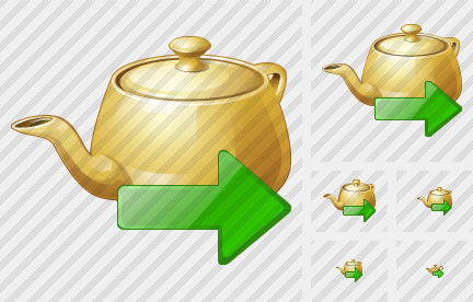 Teapot Export Icon Teapot Export Icon