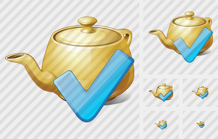 Teapot Ok Icon Teapot Ok Icon