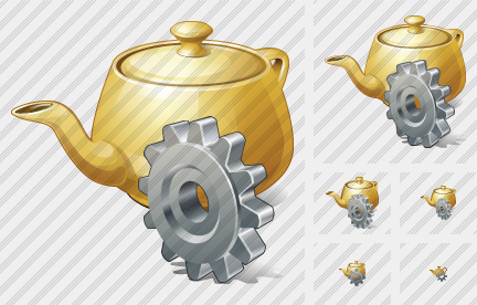 Teapot Settings Icon Teapot Settings Icon