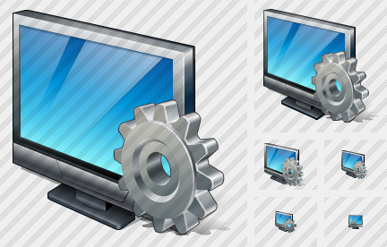 Icône Television Settings