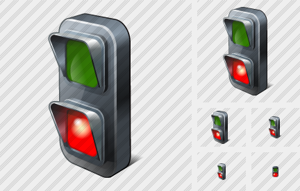 Icono Traffic Lights Red