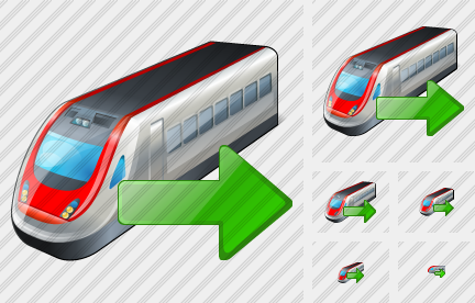 Icône Train Export