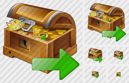 Treasure Export Icon Treasure Export Icon