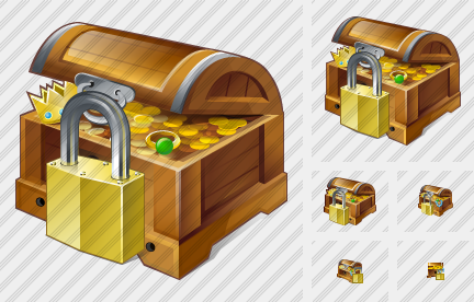 Treasure Locked Icon Treasure Locked Icon