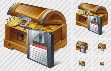Treasure Save Icon Treasure Save Icon