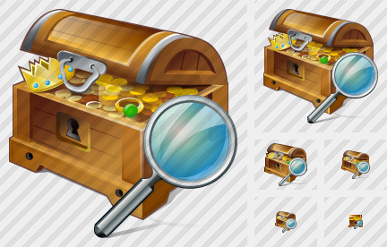 Treasure Search Icon Treasure Search Icon