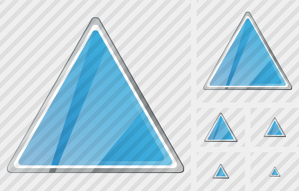 Triangle Blue Icon Triangle Blue Icon